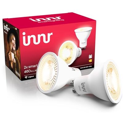 innr Lampadina Smart Filamento E27, per Hue* e hub Zigbee LED, Edison ST64, Luce Bianca Calda e Fredda, 1800K-6500K, 620 lumen, Dimmerabile innr Lampadina Smart Filamento E27, per Hue* e hub Zigbee LED, Edison ST64, Luce Bianca Calda e Fredda, 1800K-6500K, 620 lumen, Dimmerabile