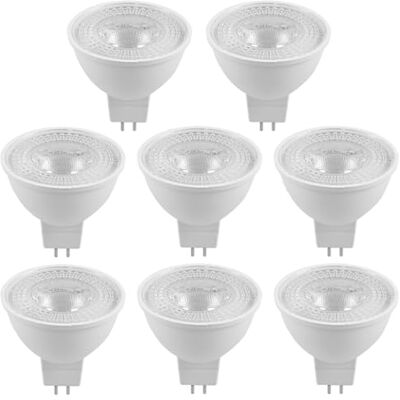 Noa Home Deco Pacco 8 GU5.3 LED Lampadina 5 W 12V, 3000 K Bianco Caldo, 550 Lumen, 38° Angolo Luce, Non Dimmerabile Riflettore Lampada, Risparmio Energia GU5.3 LED Faretto per Soggiorno, Cucina, Camera Noa Home Deco Pacco 8 GU5.3 LED Lampadina 5 W 12V, 3000 K Bianco Caldo, 550 Lumen, 38° Angolo Luce, Non Dimmerabile Riflettore Lampada, Risparmio Energia GU5.3 LED Faretto per Soggiorno, Cucina, Camera