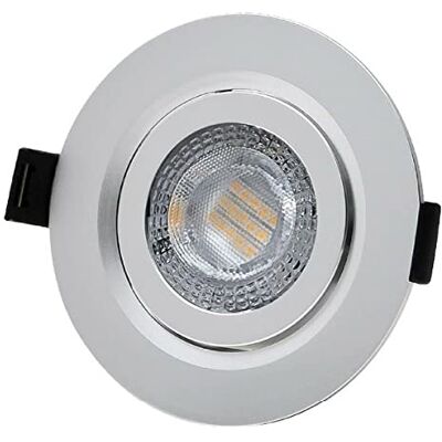 EDM DOWNLIGHT LED EMPOTRAR 9W 806Lm RA80 4000K REDONDO MARCO CROMO EDM DOWNLIGHT LED EMPOTRAR 9W 806Lm RA80 4000K REDONDO MARCO CROMO