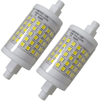 LED ATOMANT 2x Lampadina LED R7S 10W 78mm Dimmerabile Bianco Neutro 900lm 4500K, Angolo di apertura 360° LED ATOMANT 2x Lampadina LED R7S 10W 78mm Dimmerabile Bianco Neutro 900lm 4500K, Angolo di apertura 360°
