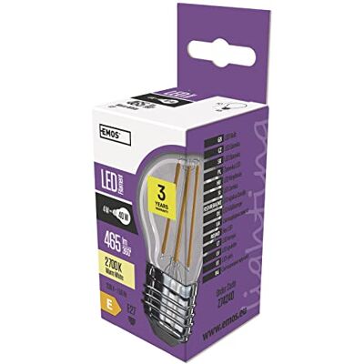 EMOS G45 Pallina da golf Lampadina E27 230 V/4 W 3000 K EMOS G45 Pallina da golf Lampadina E27 230 V/4 W 3000 K