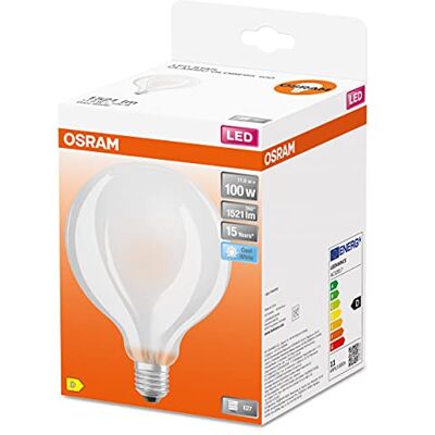 OSRAM Lampada LED, Attacco: E27, Cool White, 4000 K, 11 W, sostituzione per 100 W Incandescent bulb, opaco, ,Confezione da 6 OSRAM Lampada LED, Attacco: E27, Cool White, 4000 K, 11 W, sostituzione per 100 W Incandescent bulb, opaco, ,Confezione da 6