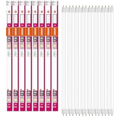 OSRAM /Tubo LED: G13, Lunghezza: 603 mm, 6,60 W, 18 W sostituzione per, opaco, Warm White, 3000 K,Confezione da 8 OSRAM /Tubo LED: G13, Lunghezza: 603 mm, 6,60 W, 18 W sostituzione per, opaco, Warm White, 3000 K,Confezione da 8