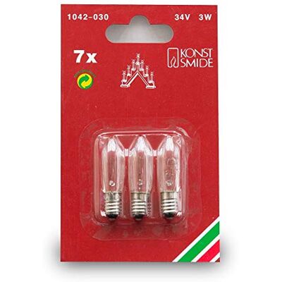 Konstsmide 1042-030 / Lampadina di ricambio/trasparenti / 34V / E10 innesto Konstsmide 1042-030 / Lampadina di ricambio/trasparenti / 34V / E10 innesto