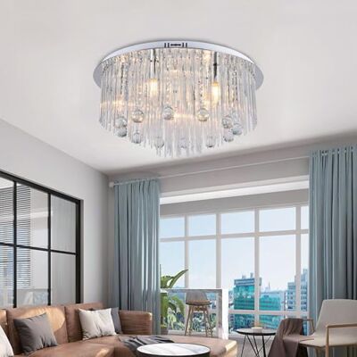 V-TAC LED Designer Ceilign Crystal Light Clear Body D600 E14 V-TAC LED Designer Ceilign Crystal Light Clear Body D600 E14