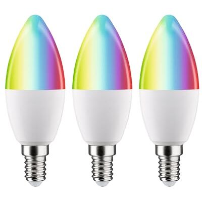 Paulmann Lampadina standard 230V Smart Home Zigbee LED bulbo E14 3x470lm 3x5W RGBW+ dimmerabile opaco Paulmann Lampadina standard 230V Smart Home Zigbee LED bulbo E14 3x470lm 3x5W RGBW+ dimmerabile opaco