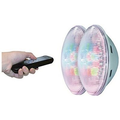 Cristher – Kit 2 Lampada PAR56 RGB 27 W Wireless + Telecomando Cristher – Kit 2 Lampada PAR56 RGB 27 W Wireless + Telecomando