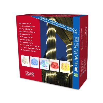 Konstsmide / Tubolare LED 9m / diodi colorati / 230V esterno/materiale sintetico trasparente Konstsmide / Tubolare LED 9m / diodi colorati / 230V esterno/materiale sintetico trasparente
