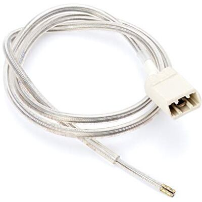 Orion Attacco G9 doppio isolato per LED e alogeni 230 V – 250 V ceramica beige cavo trasparente Orion Attacco G9 doppio isolato per LED e alogeni 230 V – 250 V ceramica beige cavo trasparente