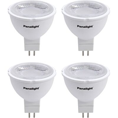 Panalight Pack di 4 lampade LED Dicroica GU5.3 da 7 W, 2700 K, GU5.3 Panalight Pack di 4 lampade LED Dicroica GU5.3 da 7 W, 2700 K, GU5.3