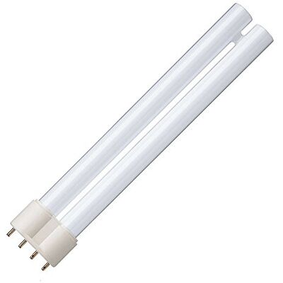 OSRAM PURITEC HNS-L, 55W, 2G11, lampada fluorescente, sterilizzazione a luce UV, lampada per disinfezione a raggi UV, lampada a raggi ultravioletti, disinfezione di aria, acqua e superficie, scatola pieghevole (1 pezzo) OSRAM PURITEC HNS-L, 55W, 2G11, lampada fluorescente, sterilizzazione a luce UV, lampada per disinfezione a raggi UV, lampada a raggi ultravioletti, disinfezione di aria, acqua e superficie, scatola pieghevole (1 pezzo)