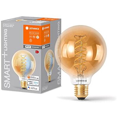 LEDVANCE Smart+ Glaslampen in klassicher Form mit WiFi Technologie, Vetro senza piombo, 8 W, Bianco LEDVANCE Smart+ Glaslampen in klassicher Form mit WiFi Technologie, Vetro senza piombo, 8 W, Bianco