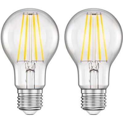 ledscom.de 2x lampadina LED E27, A60, bianca (4000 K), 7,3 W, 1020lm, dimmer a 3 fasi ledscom.de 2x lampadina LED E27, A60, bianca (4000 K), 7,3 W, 1020lm, dimmer a 3 fasi