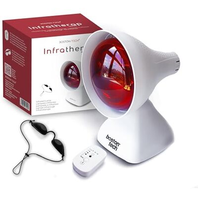 Boston Tech Lampada a infrarossi da tavolo fisioterapia dispositivo termico potenza 200 W sollievo dolori e tensioni muscolari 3 livelli di inclinazione Timer e protezione degli occhi. Boston Tech Lampada a infrarossi da tavolo fisioterapia dispositivo termico potenza 200 W sollievo dolori e tensioni muscolari 3 livelli di inclinazione Timer e protezione degli occhi.