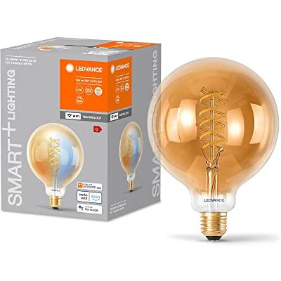 LEDVANCE Smart+ Glaslampen in klassicher Form mit WiFi Technologie, Vetro senza piombo, 8 W, Bianco LEDVANCE Smart+ Glaslampen in klassicher Form mit WiFi Technologie, Vetro senza piombo, 8 W, Bianco
