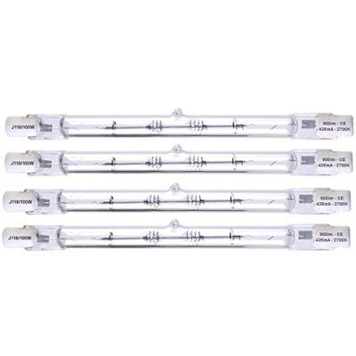 EXTRASTAR N. 4 Lampadine Alogene Lineare J118 R7s 118mm 100W 220-230V CE 2700K 900lm EXTRASTAR N. 4 Lampadine Alogene Lineare J118 R7s 118mm 100W 220-230V CE 2700K 900lm