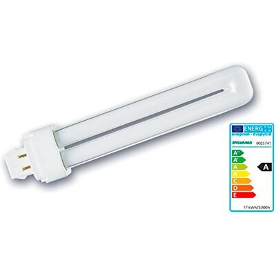 SYLVANIA Lampada fluorescente compatta Lynx-DE Eco 13 Watt 840 bianco universale TC-DE 4 pin SYLVANIA Lampada fluorescente compatta Lynx-DE Eco 13 Watt 840 bianco universale TC-DE 4 pin