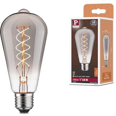 Paulmann Rustic Shine Standard Pistone LED E27, 170 lm, 4,2 W, 1800 K, dimmerabile Paulmann Rustic Shine Standard Pistone LED E27, 170 lm, 4,2 W, 1800 K, dimmerabile