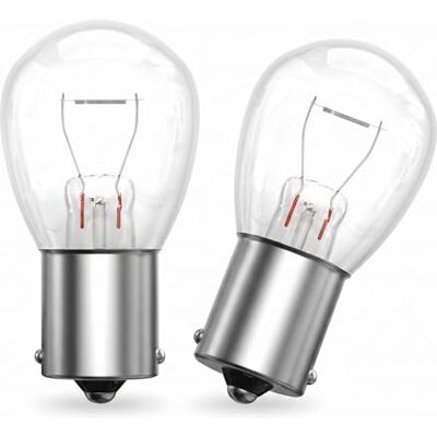 Bonlux Lampadina Ba15s 32V 18W per cancello automatico, dimmerabile 2700K bianco caldo, forma standard S25, per spia, lampada segnalazione, luce posteriore ausiliaria, 2 pezzi Bonlux Lampadina Ba15s 32V 18W per cancello automatico, dimmerabile 2700K bianco caldo, forma standard S25, per spia, lampada segnalazione, luce posteriore ausiliaria, 2 pezzi