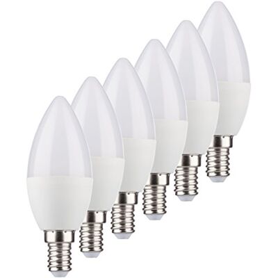 MÜLLER LICHT Lampada LED a forma di candela, 6 Unità MÜLLER LICHT Lampada LED a forma di candela, 6 Unità