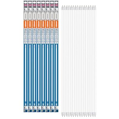 OSRAM LED TUBE T8 18 EM 720 mm, tubo LED lineare, 7W, 850lm, 6500K, luce bianca diurna, sostituzione LED per tubi fluorescenti T8 con attacco G13, lunga durata, basso consumo energetico OSRAM LED TUBE T8 18 EM 720 mm, tubo LED lineare, 7W, 850lm, 6500K, luce bianca diurna, sostituzione LED per tubi fluorescenti T8 con attacco G13, lunga durata, basso consumo energetico