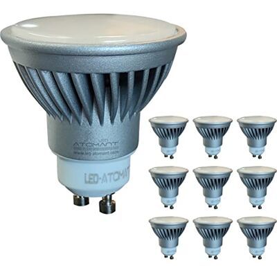 LED ATOMANT 10x Lampadina LED GU10 7W Dimmerabile Bianco Freddo 680lm 6500K, Angolo di apertura 120° LED ATOMANT 10x Lampadina LED GU10 7W Dimmerabile Bianco Freddo 680lm 6500K, Angolo di apertura 120°