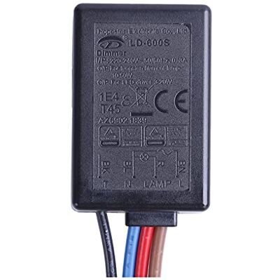 KBUYS AC 3 Vie LD-600S Dimmer tattile Incorporato 25~150 W for Lampada a incandescenza Tungslen o Ingresso Luce LED 3-25 W 220-240 V (Color : EU Three-Stage dimming) KBUYS AC 3 Vie LD-600S Dimmer tattile Incorporato 25~150 W for Lampada a incandescenza Tungslen o Ingresso Luce LED 3-25 W 220-240 V (Color : EU Three-Stage dimming)