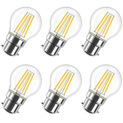 LVWIT LV-G45 6W B22 Lampadina LED Vintage - Lampadina LED LVWIT LV-G45 6W B22 Lampadina LED Vintage - Lampadina LED