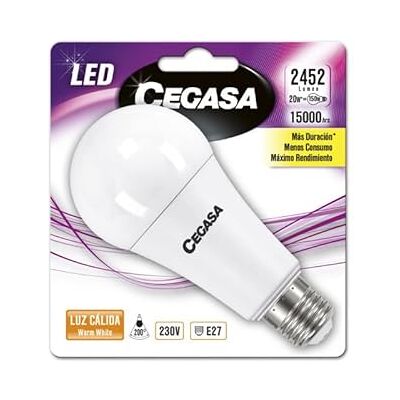 cegasa Lampadina LED standard E27 calda, 150 W, bianco cegasa Lampadina LED standard E27 calda, 150 W, bianco