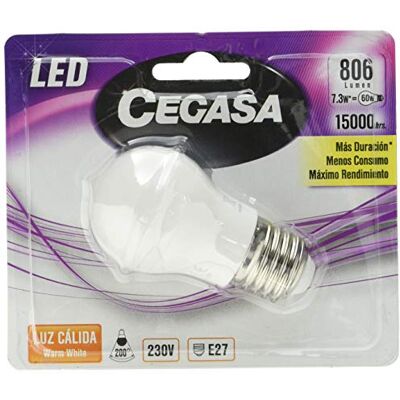 Cegasa Lamp Led Esf E-27 7,5W Bl1 Cali 100 ml Cegasa Lamp Led Esf E-27 7,5W Bl1 Cali 100 ml