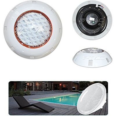V-TAC VT-1235 18W LED 6000K superficie chiara piscina, bianco V-TAC VT-1235 18W LED 6000K superficie chiara piscina, bianco