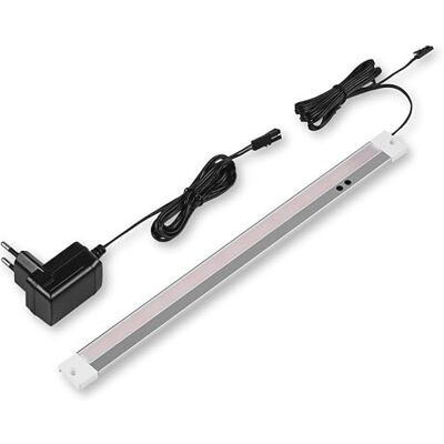 REV Lampada da incasso per cucina a LED, 30 cm, 3 W, 210 lumen, 3000 K, illuminazione da cucina piatta con sensore, installazione facile, argento REV Lampada da incasso per cucina a LED, 30 cm, 3 W, 210 lumen, 3000 K, illuminazione da cucina piatta con sensore, installazione facile, argento