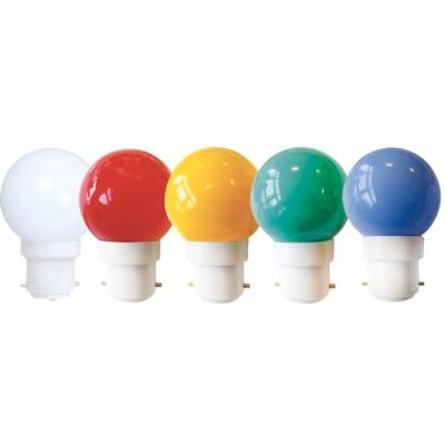 Tibelec 361910 . Lampadina LED di ricambio, B22, per ghirlanda, in plastica, lotto di 5 bianco, 5 Unità Tibelec 361910 . Lampadina LED di ricambio, B22, per ghirlanda, in plastica, lotto di 5 bianco, 5 Unità