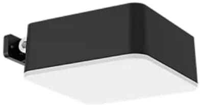 Philips LED Vynce Luce Solare da Parete per Esterni, Quadrata, Luce Bianca Calda, 1.5W, IP44, Nero