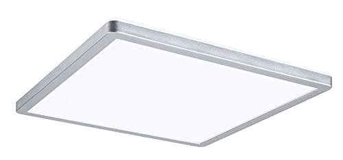 Paulmann LED Atria Shine , quadrato, 293 x 293 mm, incluso Pannello luminoso in plastica, 1 x 16 W, luce bianca diurna, 4000 K, Chrome matt, ▭ 293x293mm