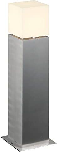 SLV SQUARE POLE 60 E27, lampada da terra outdoor, acciaio inox 304, max. 20W, IP44