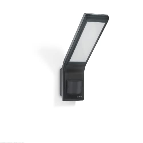 Steinel Faretto a LED XLED slim S, 7,2 W, rilevatore di movimento 160°, raggio d'azione 8 m, Antracite