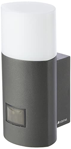 Steinel Luce LED per esterni L 910 S, Lampada da parete con sensore di movimento, ingresso casa, Up-/Downlight, Antracite