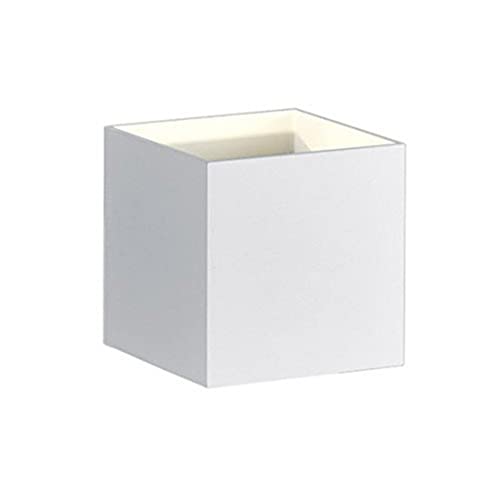 Trio-Leuchten , Lampada da parete, metallo, integrato, 4.5 W, Bianco Opaco/interno bianco, 10 x 10 x 10 cm