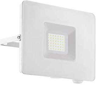 Eglo Faedo 3 Faretto LED da Esterno a 1 Luce, Vetro, 30 Watt, IP65. in Alluminio, Bianco