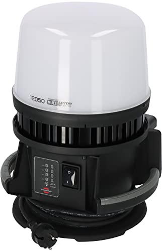 Brennenstuhl NUEVO 2024 Foco de trabajo LED 360° a batería Multi Battery System Hybrid 12050 MH IP54