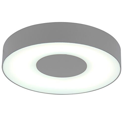 LUTEC Ublo Lampada da Esterno a LED Integrato 8 W, Grigio Chiaro, 19.3 x 4.5 cm