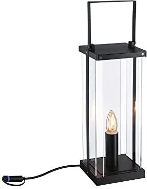 Paulmann P+S Classic Lantern 40 -Sistema di Illuminazione Plug & Shine, 2 W, Colore: Antracite E14, Metallo, Piccolo