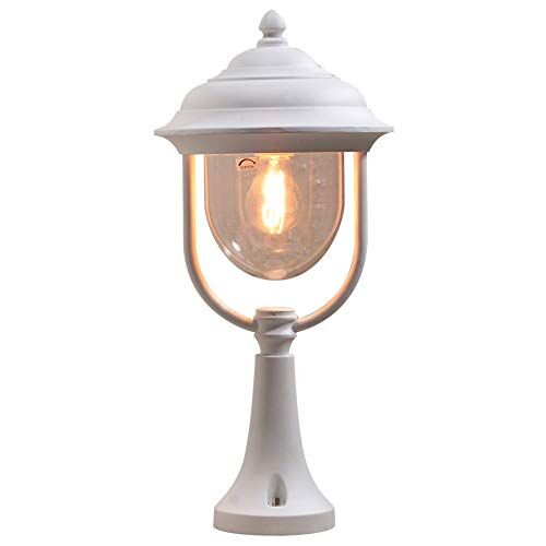 Konstsmide Parma Lampioncino, BxPxH 24x24x54 cm, 1 x 75 W, IP43, Colore Bianco Opaco