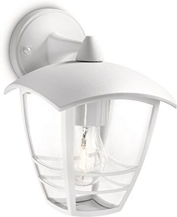 Philips LED Creek Lampada da Parete per Esterni, Luce Diffusa, Alluminio, Bianco