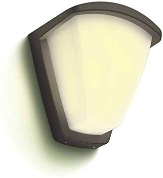 Philips LED myGarden Applique, Lampada a Parete per Esterni, IP44, Nero