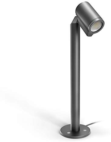 Steinel Faretto a LED Spot Way N, Luce del Sentiero, Alluminio, Antracite, Wegeleuchte 7,86 W 230 V