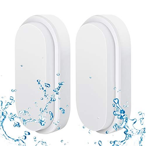 ANWIO Plafoniera LED Impermeabile Ovale 14W 980LM Luce Bianca Naturale 4000K Applique da Parete per Esterni Lampada LED da Parete per Esterni IP54 Resistente Ad Acqua e Polvere Pacco da 2 Unità