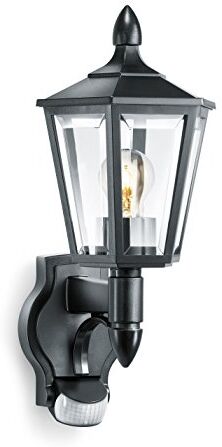 Steinel Lampada Per Esterni L 15 S Con Sensore, Angolo Di Rilevamento Di 180°, Raggio D'Azione Di Max. 10 M, Lampada A Muro Da Esterno, 617813, Nero