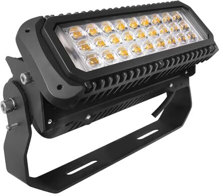 Brennenstuhl Potente Faro a Led da Esterno e Interno ‘AREA Expert M17B ’, Faro Led con Protezione IP66 IK10, Faro Esterno per Illuminazione Ampie Aree di Lavoro, 1 Pannello (10850lm)